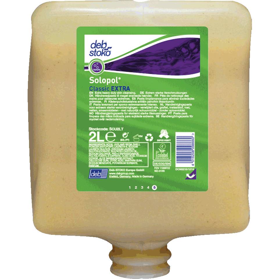 SC Johnson Reinigungspaste Solopol® EXTRA, zur effektiven Entfernung extra starker Verschmutzungen, 2000ml/Kartusche