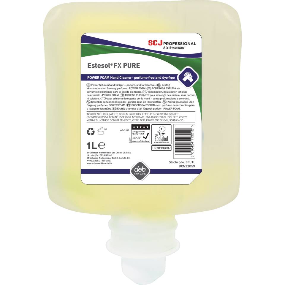 SC Johnson Schaumhandreiniger Estesol® FX PURE, 1000ml/Kartusche