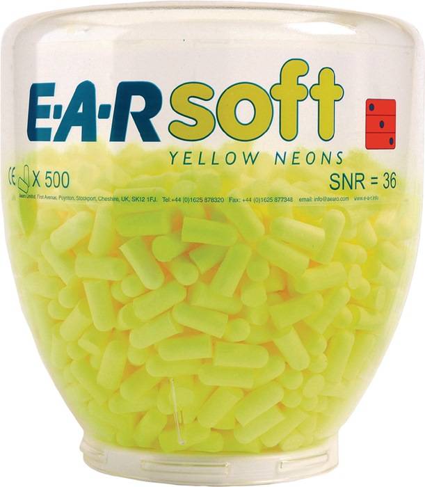 Gehörschutzstöpsel E-A-RSoft? Yellow Neons Refill SNR 36 dB 500 PA/Dispenser…