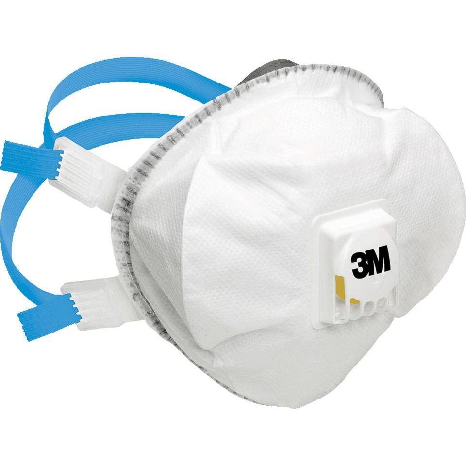 3M™ filtrierende Halb-/Feinstaubmaske 8825+ FFP2R D, mit Ausatemventil, 5/VE