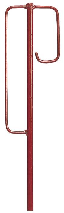 Laterneneisen Berliner Modell 1250x12mm Berliner Modell rot