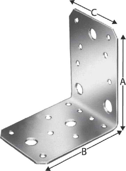 Winkelverb.AB AB90 88x88x65mm S.2,5mm