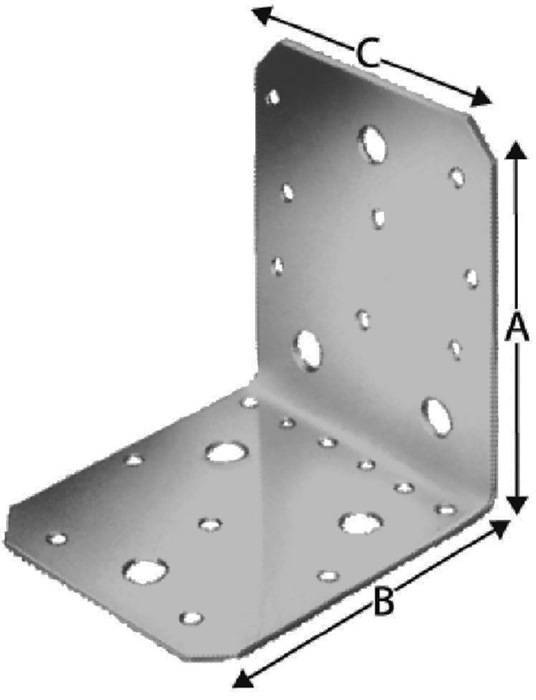 Winkelverb.AB AB105 103x103x90mm S.3mm