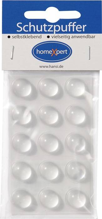 Schutzpuffer Clear 16mm Ku.transp.Linse selbstkl.