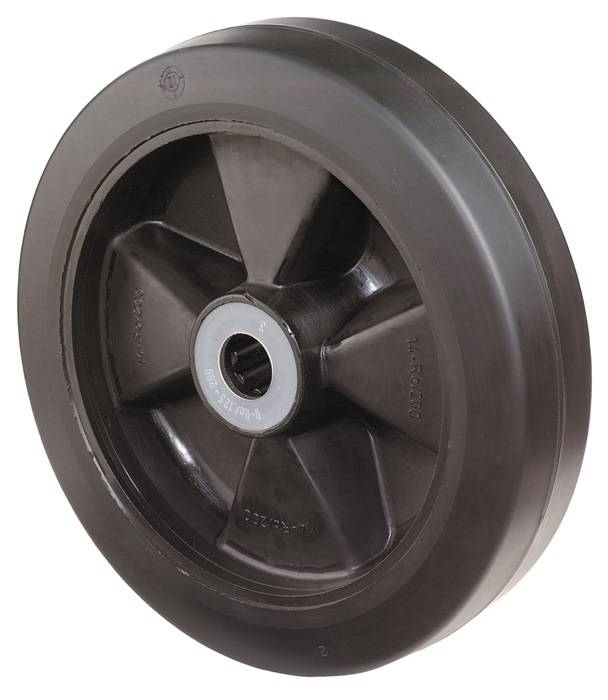 Ersatzrad D.160mm Trgf.250kg Gum.Achs-D.20mm Nabenl.58mm BS ROLLEN