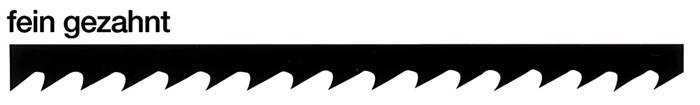 Laubsägeblatt Finis L.13cm Nr.5 (MITTEL) f.Metall HAUNSTETTER