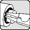 Sicherungsringzange A 21 f.Wellen D.19-60mm pol.PROMAT