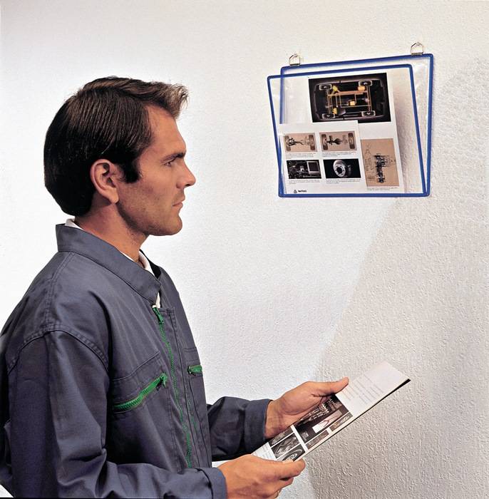 Klarsichthängetasche PVC reflexionsfrei L340xH255mm 5St./Btl.TARIFOLD