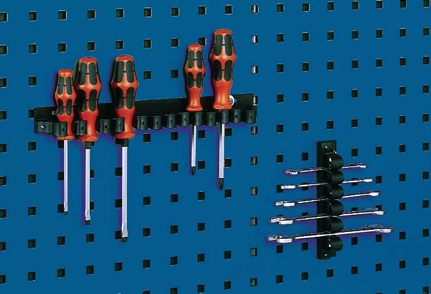 Klemmhalter B.150mm Anz.Aufnahmen 5 f.Lochplatten 3St./Btl.BOTT