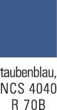 Plattformwagen Ladeflächen L720xB450mm STA taubenblau Trgf.250kg PROMAT