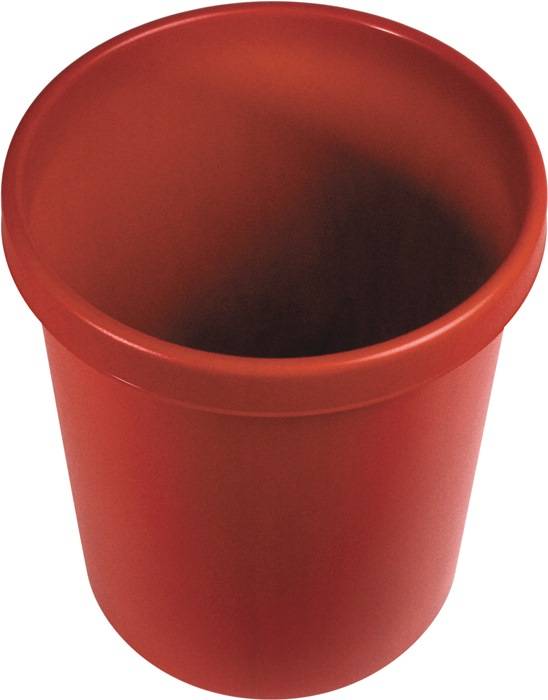 Papierkorb 18l H331xØ315mm m.Griffrand Ku.rot