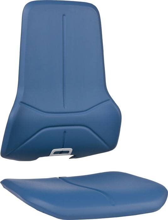 Wechselpolster Integralschaum blau f.Sitz u.Rückenlehne BIMOS