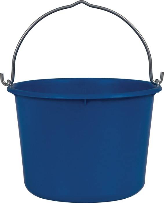 Baueimer 12l schwer blau PE