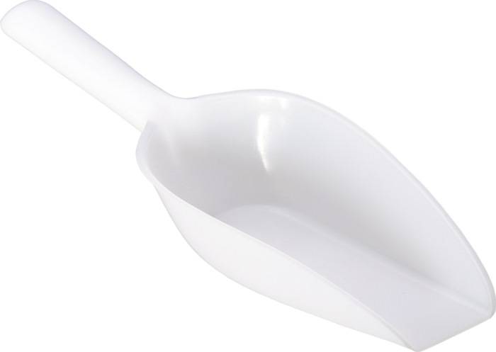 Abwiegeschaufel PE natur L.310mm Inh.470 ml HÜNERSDORFF