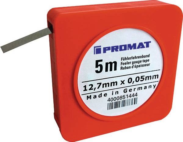 Fühlerlehrenband S.0,06mm L.5m B.12,7mm PROMAT