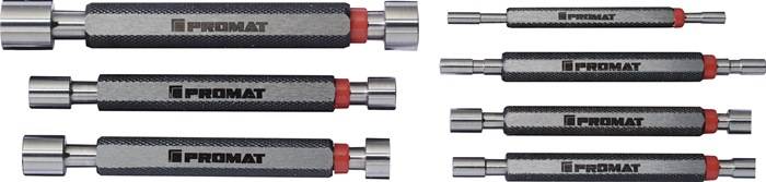 Grenzlehrdornsatz H7 je 1 St. 3,4,5,6,8,10,12mm m. Gut- u. Ausschussseite PROMAT