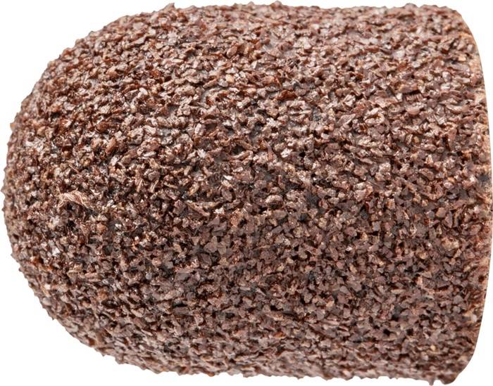 Schleifkappe POLICAP D13xH17mm K.60 WRC-Walzenrund braun PFERD