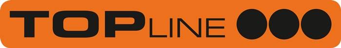 ‚LIN' in schwarzer, fetter serifenloser Schrift auf orangefarbenem Hintergrund.