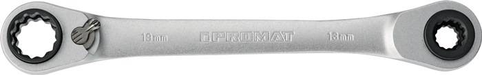Multifunktionsknarrenringschlüssel 4 in 1 10-13-17-19mm 12-KT.L.220mm Anz.Z.72
