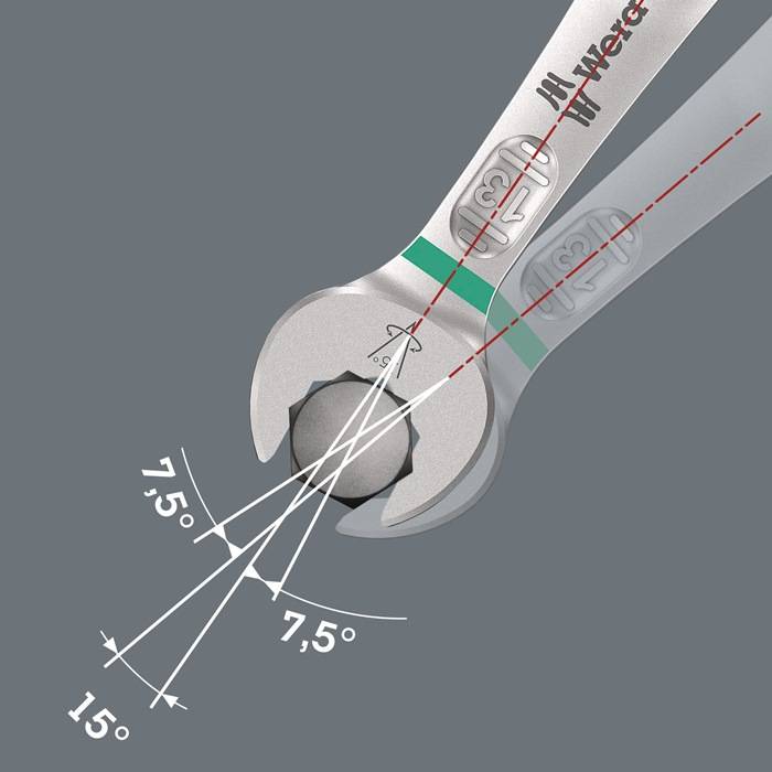 Ringmaulschlüssel 6003 Joker SW 18mm L.210mm Form A legierter WS WERA