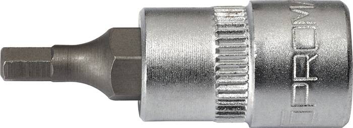 Steckschlüsseleinsatz 1/4 Zoll 6-kant SW 8mm L.32mm PROMAT