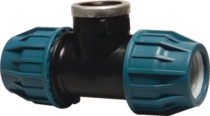 T-Stück Jason 40mm 16bar KlemmxKlemm BEVO