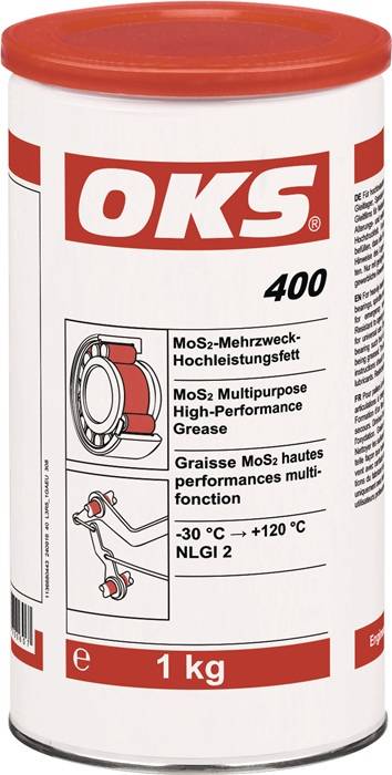 MoS² -Mehrzweck-Hochleistungsfett OKS 400 schwarz 1kg Dose OKS