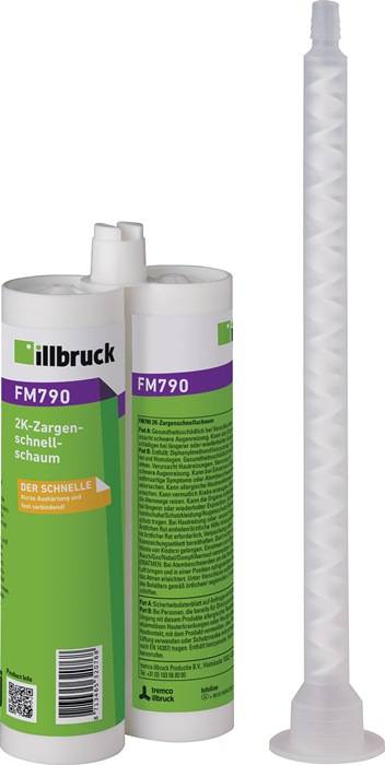 2K-Zargenschnellschaum FM790 210 ml B2 beige Doppelkartusche ILLBRUCK