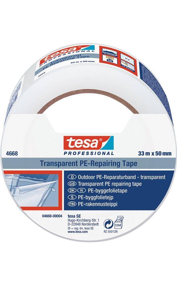 tesa Folienreparaturband band® 4668 transparent Länge 33 m Breite 50