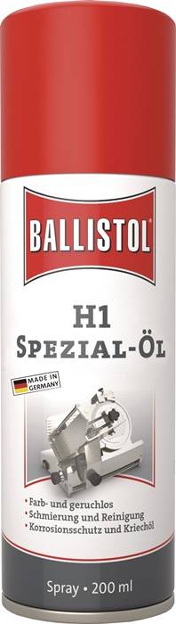 Spezial-Öl H1 200 ml Spraydose BALLISTOL