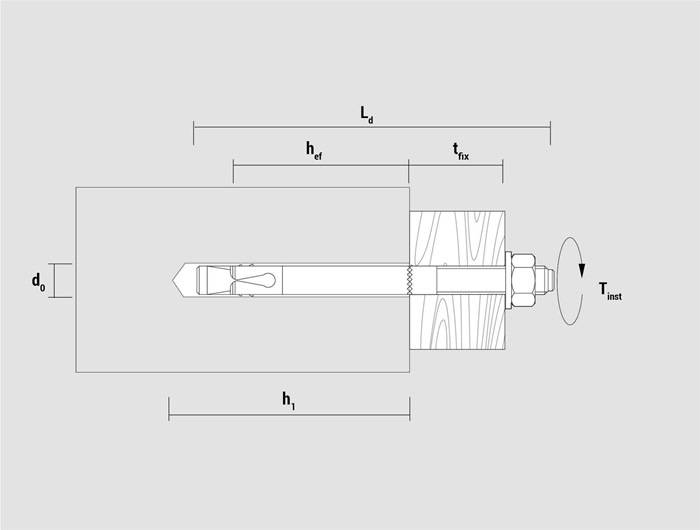 Blitzanker BAZ 10-132/50 Stahl,ZN ETA-Zulassung,Option 1 CELO