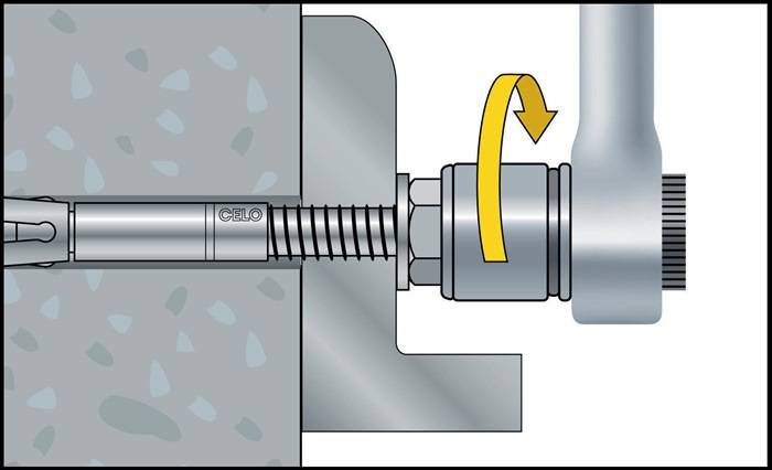 Blitzanker BAZ 10-132/50 Stahl,ZN ETA-Zulassung,Option 1 CELO