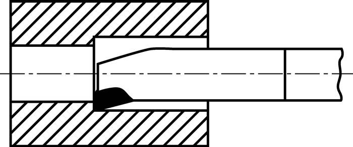 Inneneckdrehmeißel DIN 4974ISO9 16x16mm HM P25/30 re. Wilke