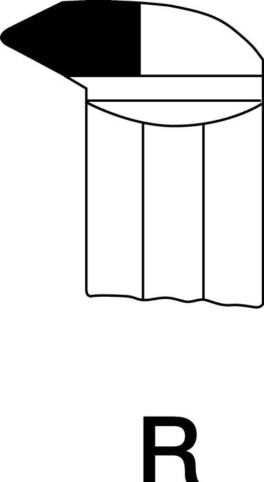 Innengewindedrehmeißel 25x25mm HM P25/P30 re. 60° Wilke