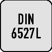 Schaftfräser DIN 6527L D.12mm Einsatz-L.35mm VHM TiAlN HB Z.4 lang PROMAT