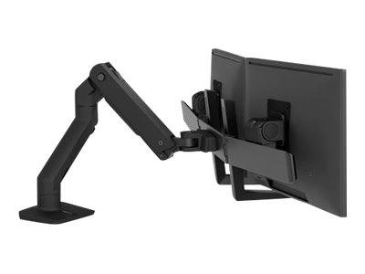 Ergotron HX Desk Dual Monitor Arm - Befestigungskit (Griff, Gelenkarm, Spannbefestigung für Tisch, Tischplattenbohrung, 2 Drehgelenke