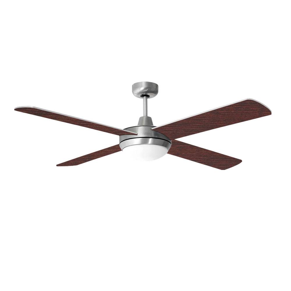 Deckenventilator mit Licht inkl. Fernbedienung 3 Stufen Vor-Rücklauf Flügel wendbar 132 cm