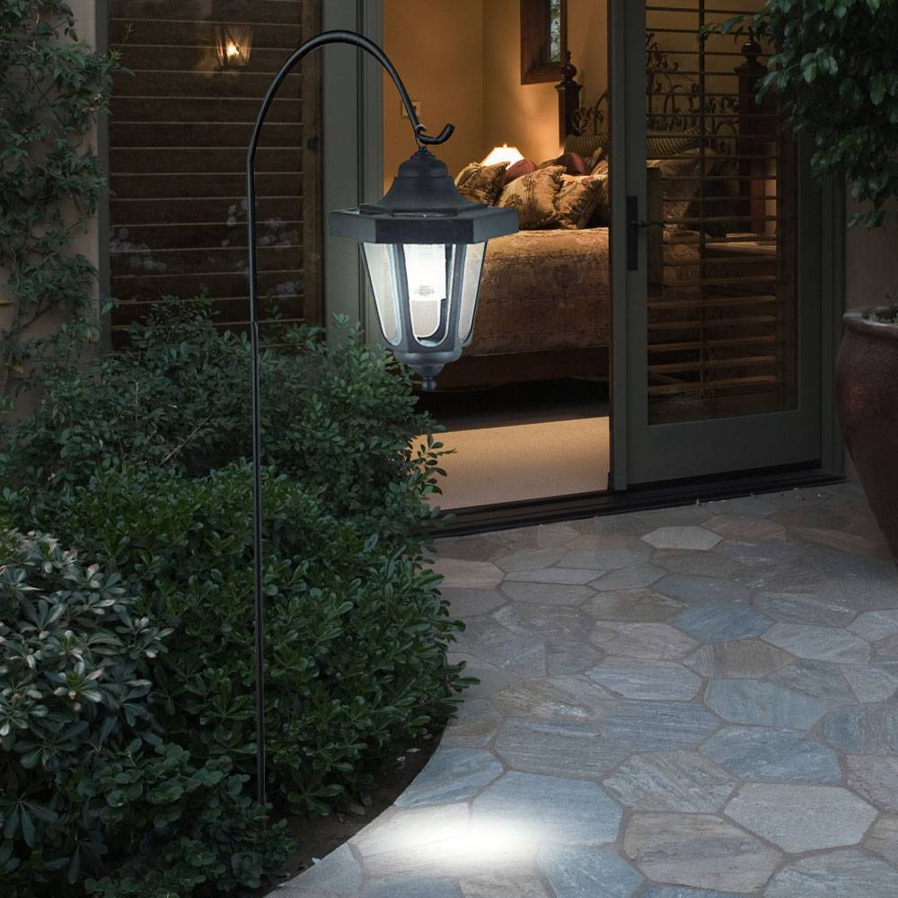 Design 3er Set LED Solar Steck Laternen Hof Terrassen Leuchten IP44 Außen Lampen
