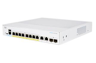 Cisco Business 350 Series 350-8P-2G - Switch - L3 - managed - 8 x 10/100/1000 (PoE+)