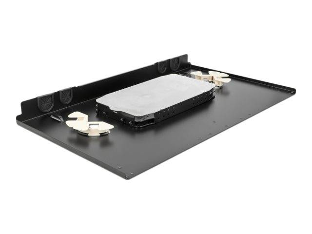 DeLOCK - Glasfaserkabelkiste - Schwarz - 1U - 48.3 cm (19")