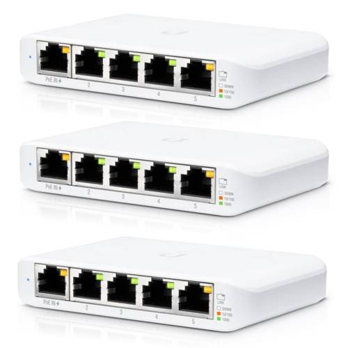 UniFi Switch USW Flex Mini Switch 5-Ports Gigabit PoE+