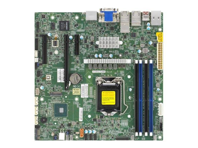 SUPERMICRO X12SCZ-TLN4F - Motherboard - micro ATX