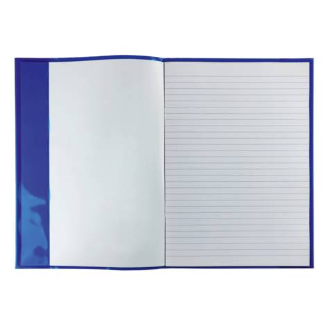 Heftschoner Transparent PLUS A4 blau