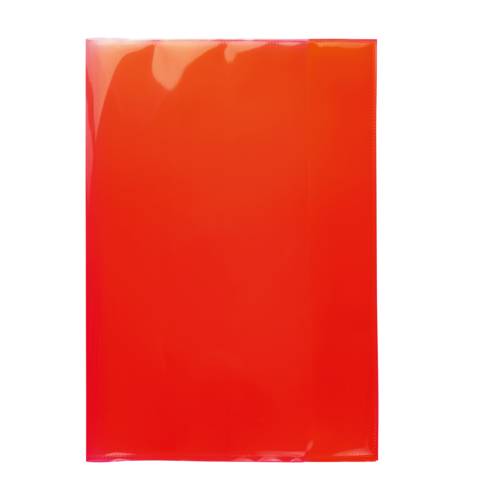 Heftschoner Transparent PLUS A4 rot