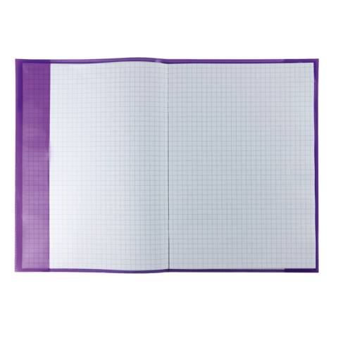Heftschoner Transparent Plus A4 violett