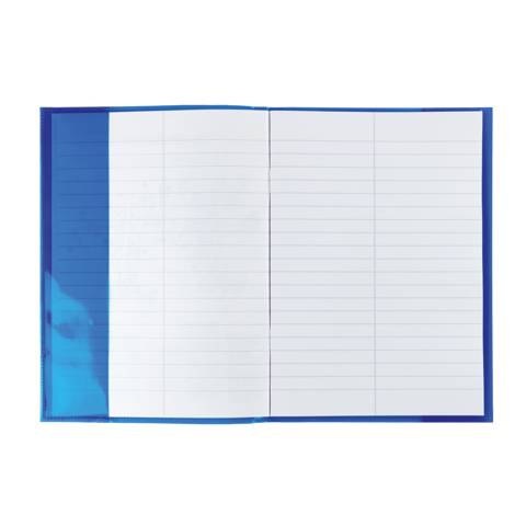 Heftschoner Transparent Plus A5 blau