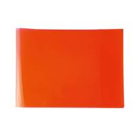 Heftschoner Transparent Plus A5 quer rot