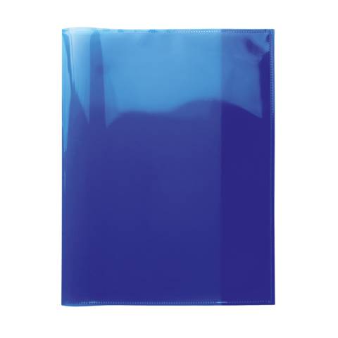 Heftschoner Transparent PLUS QUART blau
