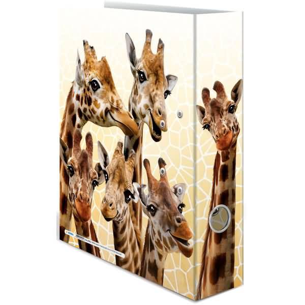 Motivordner A4 70mm Exotische Tiere Giraffenfreunde