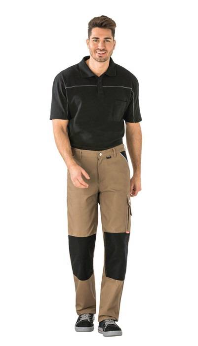 Bundhose Canvas 320 Gr.58 khaki/khaki 65%PES/35 %CO PLANAM